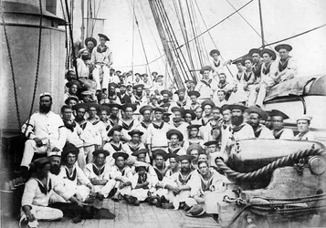 Company on Board HMS Eclipse, c.1888