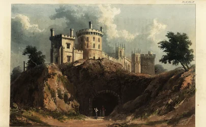 Enmore Castle, Somerset, the Seat of the 3rd Earl of Egmont