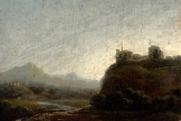 Mountainous Landscape, Evening