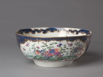 Punch Bowl, Worcester Porcelain Factory, c.1770