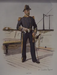 Royal Navy captain, late 19th century