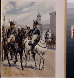 Emperor Alexander I with Grand Duke Constantine Pavlovich of Russia
