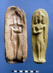 Figurine of a fertility goddess and the mould from which it was cast, c.8th-7th century BC