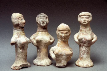 Figurines of Asherah, Canaanite, 999-600 BC