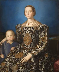 Portrait of Eleanor of Toledo and Her Son Giovanni de