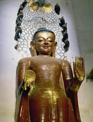 Statue of a standing Buddha