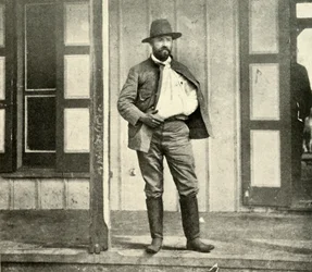 Creelman, Just After Dismounting from Horse, Spanish-American War