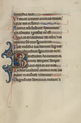 Initial B: David Playing the Fool Before Achish King of Gath