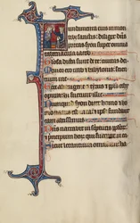 Initial F: The Coronation of the Virgin