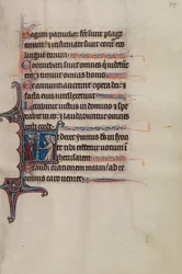 Initial T: Nebuchadnezzar Holding a Jewish Captive