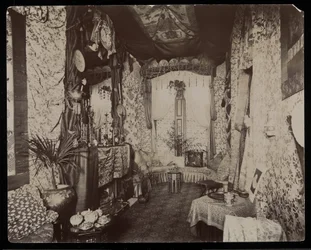 An Ornate Sitting Room in the Blakely Hall Residence at 11 West 45th Street, New York, 1896-98