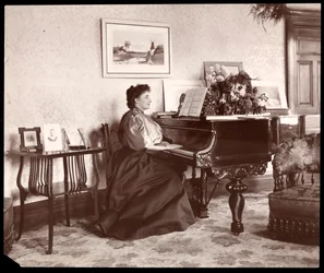 Madame Frances Saville at Home, 1895
