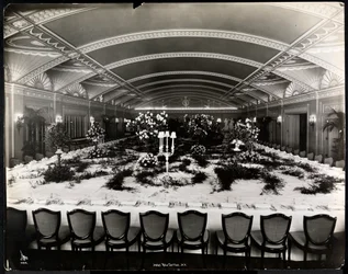 Table Set for a Banquet at the Ritz-Carlton Hotel