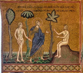 God introduces Eve to Adam