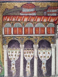 Left wing of the Palazzo di Teodorico, 527-99 (detail)