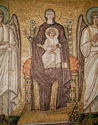 The Byzantine virgin (detail)