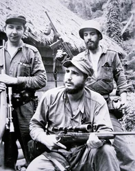 Fidel Castro in the Sierra Maestra Mountains