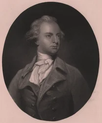 Portrait of Sir Abraham Hume, Second Baronet, engraving by G Stodard from painting by Joshua Reynolds, Virtue and Co Publisher, London, circa 1860