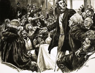 Thomas Huxley on the Lecture Platform
