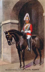 Mounted Sentry 1st Life Guards, Whitehall, 1933