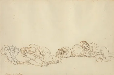 Four Sleeping Parisians