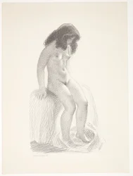 From a Hallway. Preliminary Study for "Linear Perspective, Plate VI"