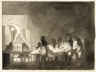 Satire on the Life Class at the Royal Academy of Fine Arts