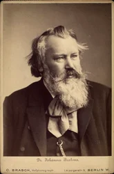 Johannes Brahms, German Composer and Pianist