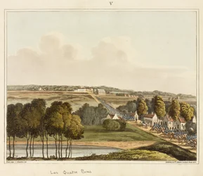 Les Quatre Bras, from 