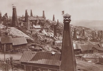 Oil Wells of Bustenari, Romania