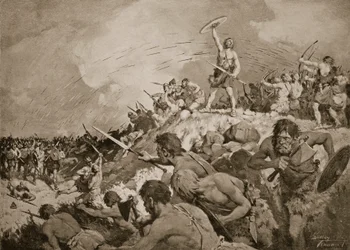The Battle of Mons Badonicus, c.500 AD