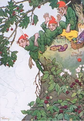 An Adventure on the Clifftop, from My Magazine, pub.1922