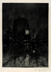 Rainy Night, Madison Square