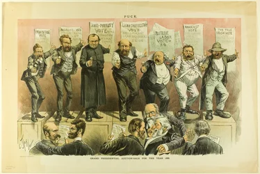 Grand Presidential Auction Sale, from Puck