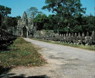 View of the south gate