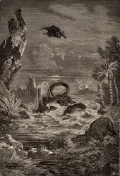 Earth during time of dinosaurs