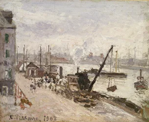 Quayside at Le Havre, 1903