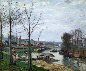 The Laundrette, Port Marly, 1872