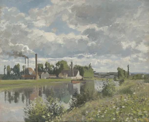 The River Oise near Pontoise