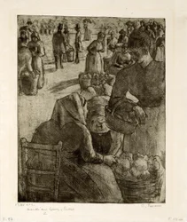 Vegetable Market at Pontoise