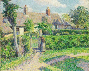 Peasant Houses, Eragny, 1887
