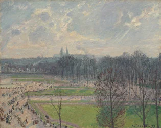 The Garden of the Tuileries on a Winter Afternoon, 1899