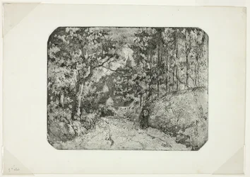 Wooded Lane at Pontoise