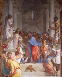 Adulteress before Christ, Church of San Sigismondo, Cremona, Italy
