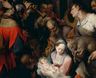 Adoration of the Shepherds (detail)