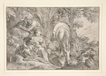Rest on the Flight into Egypt