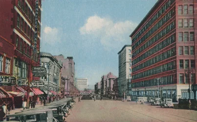 Portage Avenue looking East, Winnipeg, Manitoba, Canada