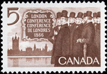 Canadian stamp on the London Conference
