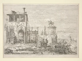 The Equestrian Monument, from the series Vedute (Views)