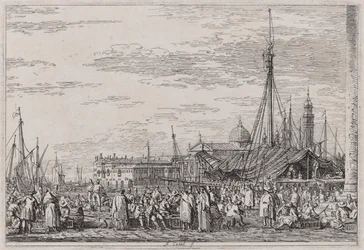 The Market on the Molo, from the series Views